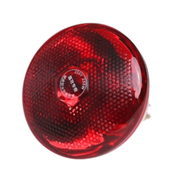 Agiufgs Infrared Heat Lamp Bulb 220V, Provides Warmth and Uva Light, for Reptile Terrarium and Brooder Setup and Daily Use, Red