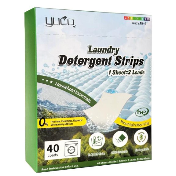 Agiufgs Laundry Tablets 40 Count, Plant-Based Concentrated Cleaning with Lavender, for High-Efficiency Washing Machines, Multicolor