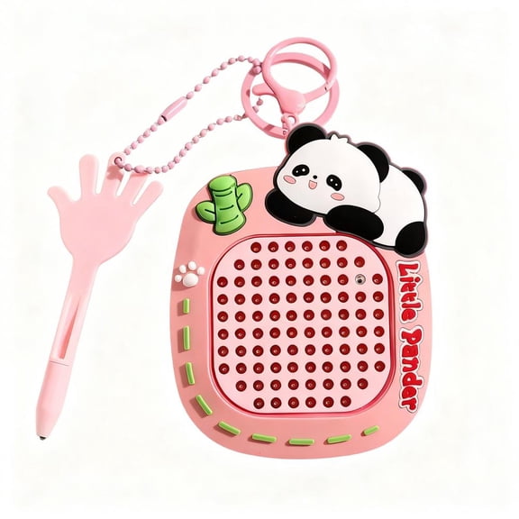 Agiufgs Magnetic Maze Puzzle Plastic, Pen Drawing and Maze Brain Training, for Travel Car Ride and Classroom Learning, Pink