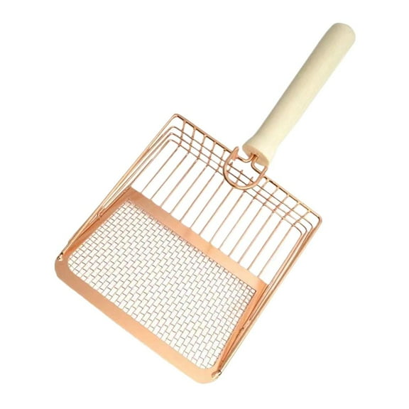 Agiufgs Metal Cat Litter Scoop 28 X, Moderate Width for Efficient Sifting, for Cleaning Cat Litter Box Setup and Daily Use, Pink