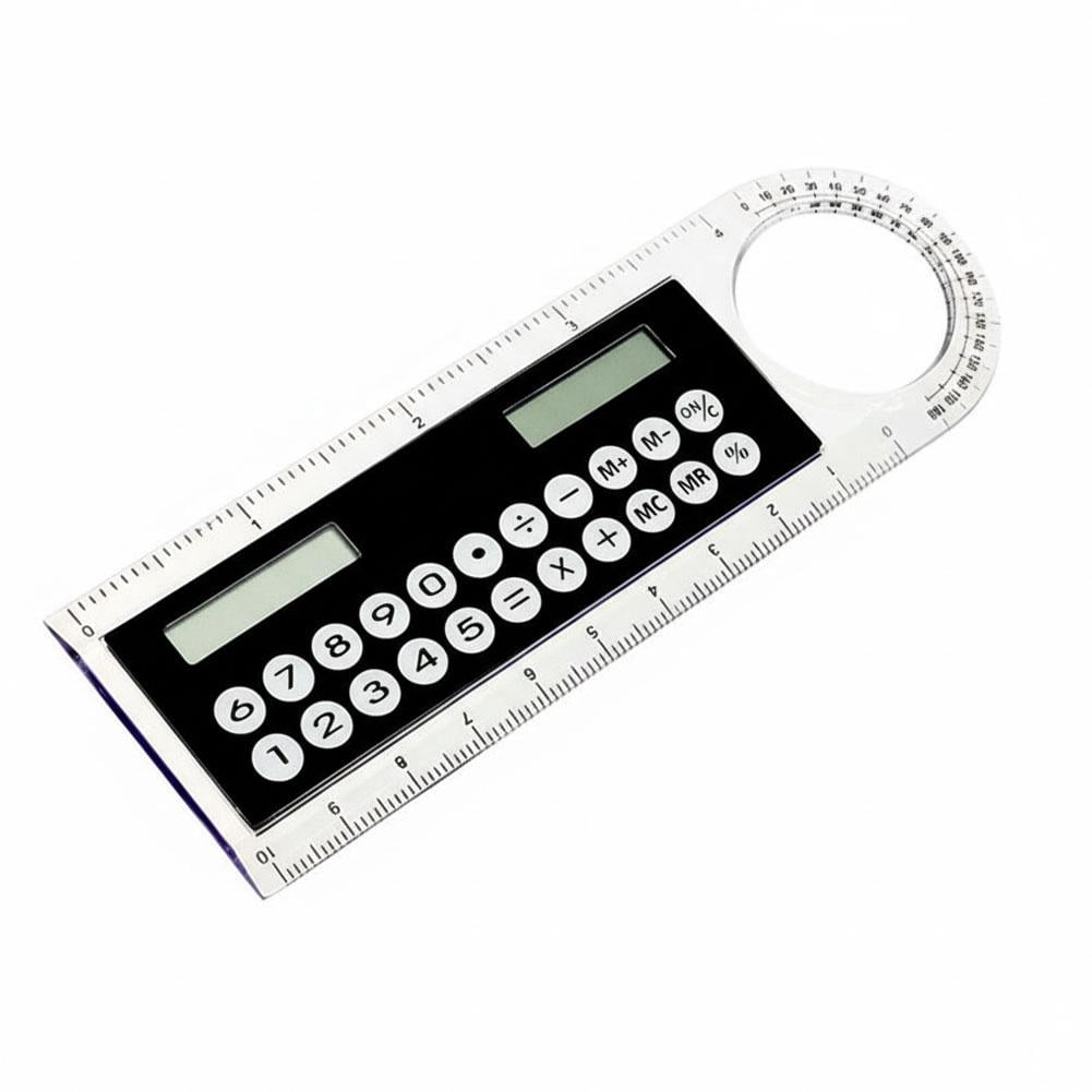 Multifunction Ruler Science Agiufgs Multi-Function Ruler with Calculator and Protractor, 5.24 in ...