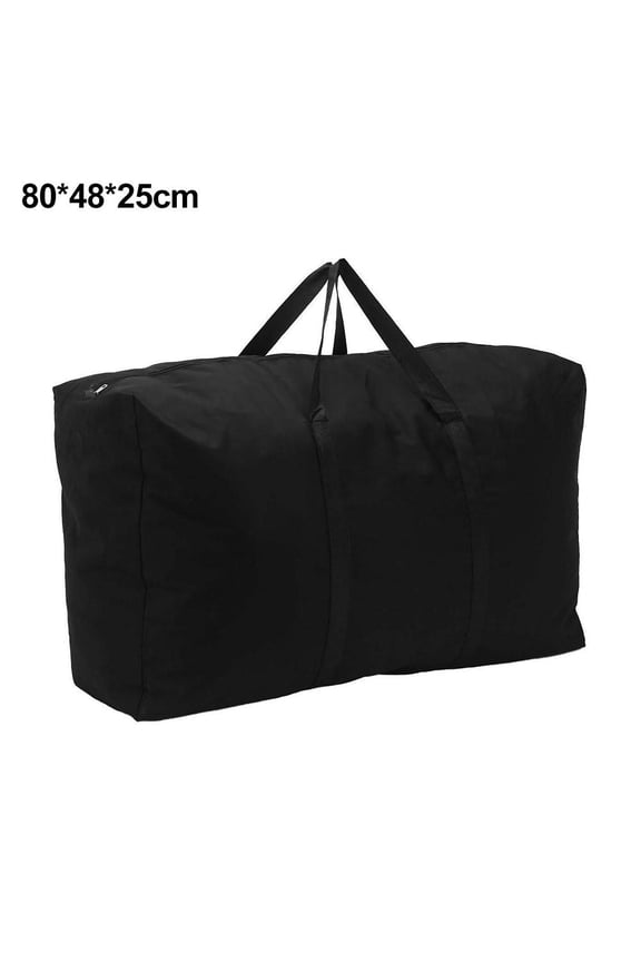 Packing Cubes 80x25x18.9 in Large Capacity, Heavy Duty Oxford Fabric, for Moving Storage Travel Setup and Daily Use, Black, L