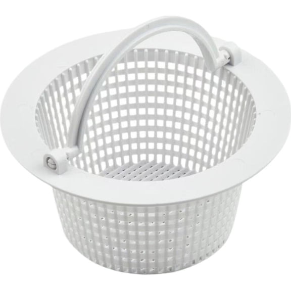 Agiufgs Pool Skimmer Basket 15.8 X 7.62, Traps Leaves and Debris, for In-Ground and -Ground Pools Setup and Daily Use, White, 1pcs