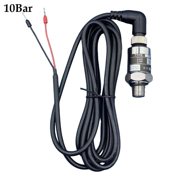 Agiufgs Pressure Transducer 0-145 Psi, Precision Pressure Monitoring for Stable Water, for Variable Frequency Constant, Bend 10bar