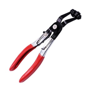 Agiufgs Radiator Hose Clamp Pliers, Ratchet Locking Mechanism for Easy Clamp Removal, for Car Radiator Hose Repair, Black, 1pcs