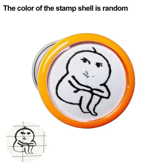 Agiufgs Random Pattern Stamp Set, 2.46 in x 1.33 in, Adds Fun Personality to Handwritten Letters and Notebooks, Perfect for DIY Crafting and Gift Wrapping