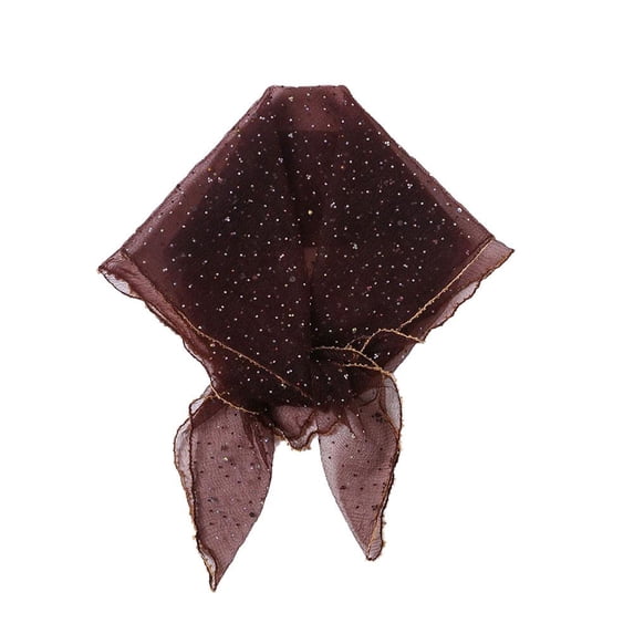 Agiufgs Rhinestone Head Scarf Polyester, Dazzling Rhinestone Design ...