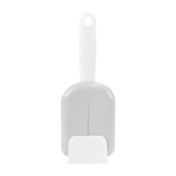 Agiufgs Rice Scoop Plastic Stand Up, Stand Up Design with Space Saving Kitchen Utensil, for Kitchen Counter or Dining Table, Gray