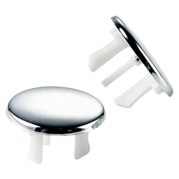 Agiufgs Sink Hole Overflow Cover, Standard Drain Openings with Bathroom Sink Accessory Design, for Kitchen or Bathroom Sink, White