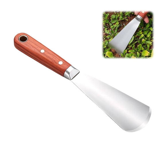 Agiufgs Stainless Steel Garden Trowel, Rust-Resistant Digging and Transplanting Tool, for Planting Flowers and Digging, Red