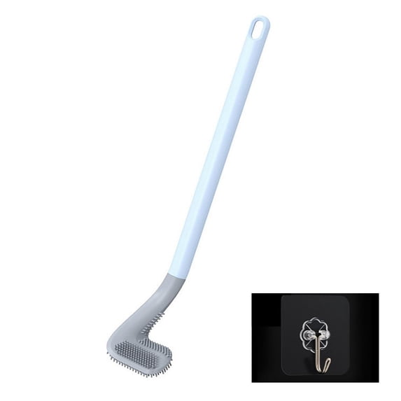 Agiufgs Toilet Brush 16 in, 360° Dead-end Cleaning, for Home Bathroom ...