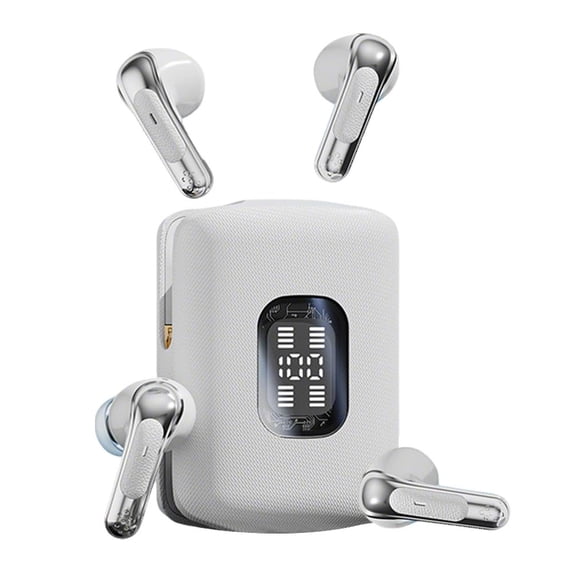 Agiufgs True Wireless Earbuds, 2 Pairs in 1 Case, Share Music or Keep a Spare Pair Handy