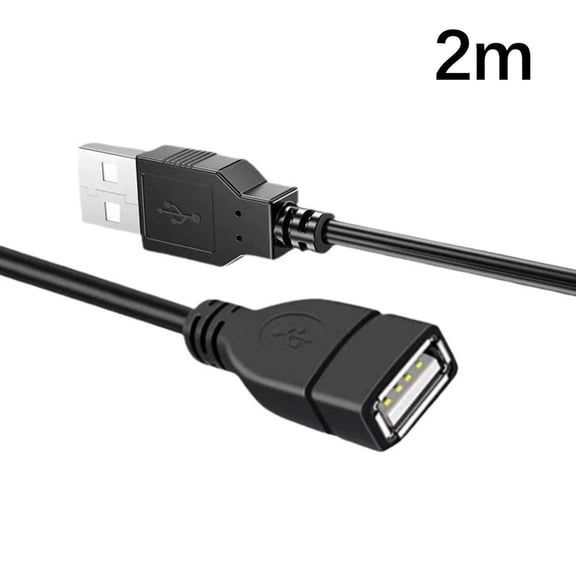 Agiufgs USB 2.0 Extension Cable 39.4 in, Extends USB Connection Distance, for Computer Laptop TV Gaming Console