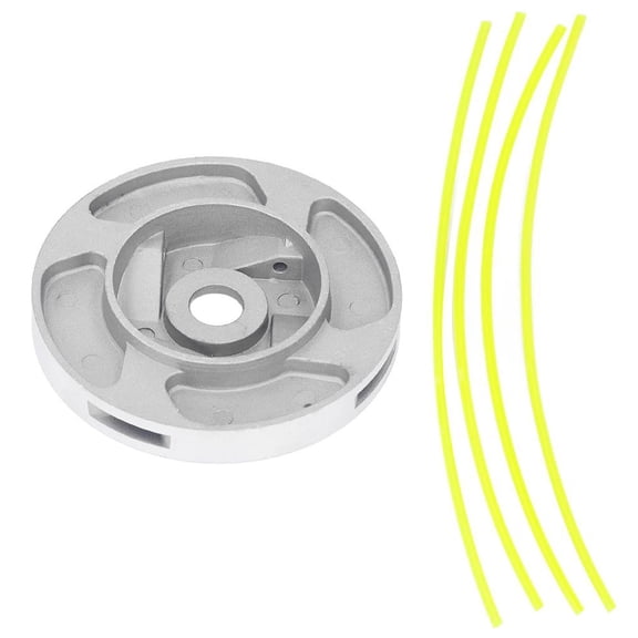 Agiufgs Universal Bump Feed Trimmer, Quick and Easy Line Installation, for Straight Shaft String Trimmers and Brush Cutters, White, 1pcs