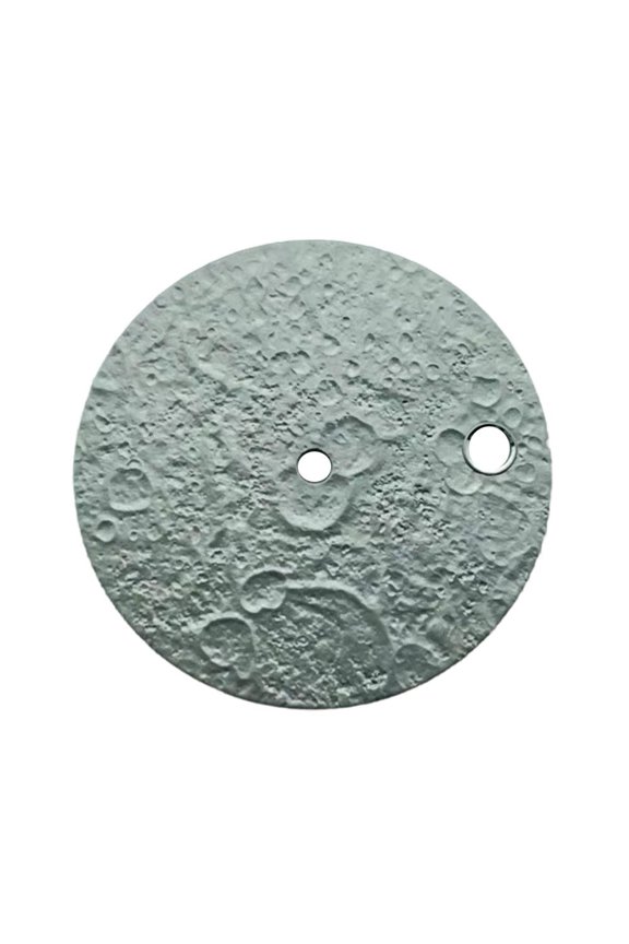 Watch Dial 1.12 in Metal NH35 NH36, 3D Moon Terrain Texture, for Watch Modification Projects Setup and Daily Use, Gray