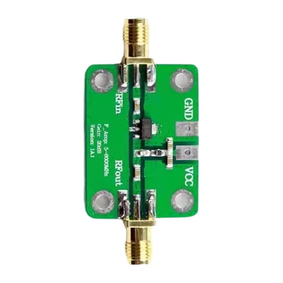 Agiufgs -Wideband Power Amplifier 5-6000, Wide Dynamic Range Rf Amplification, for Fixed-Gain Rf, Green