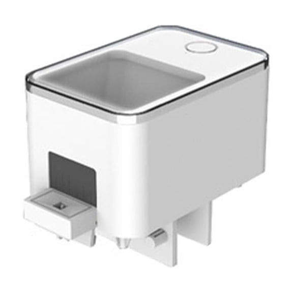 Agiufgs Wifi Automatic Fish Feeder, App Controlled with Top Fill Storage, for Aquarium Feeding Setup and Daily Use, White
