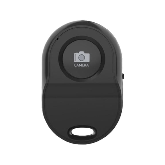 Agiufgs Wireless Bluetooth Selfie Remote, One-Button Photo and Video Control, for Smartphone Photography and Vlogging Setup, Black