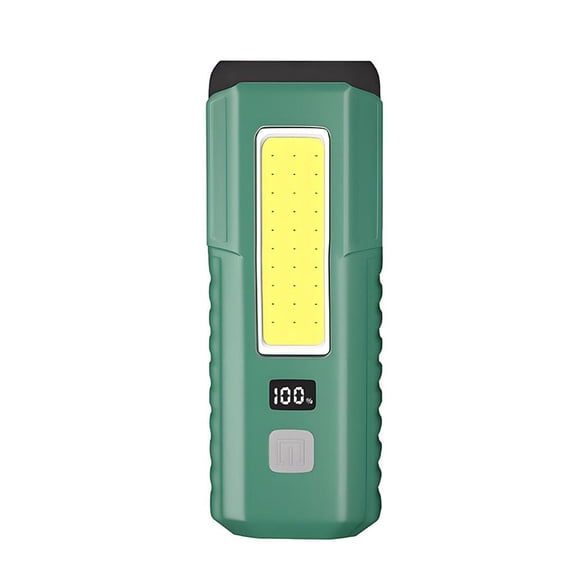 Agiufgs Work Light 5.59 in X 2.05 in, Bright with Strong Magnetic Base, for Night Work and Emergency Repairs, Green, One Size