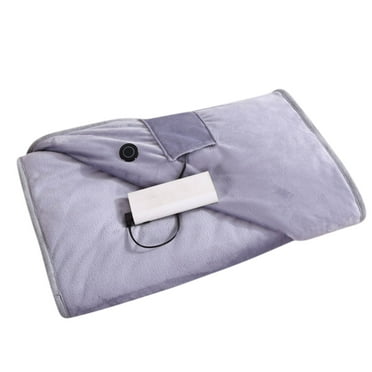 AgjDHH Heated Electric Blanket 29" x47" Gray Elantrip Wool Car Heated Blanket Heated Blanket Soft 5V USB Blanket With 120cm Extension Line Fast Heating Levels - polyester