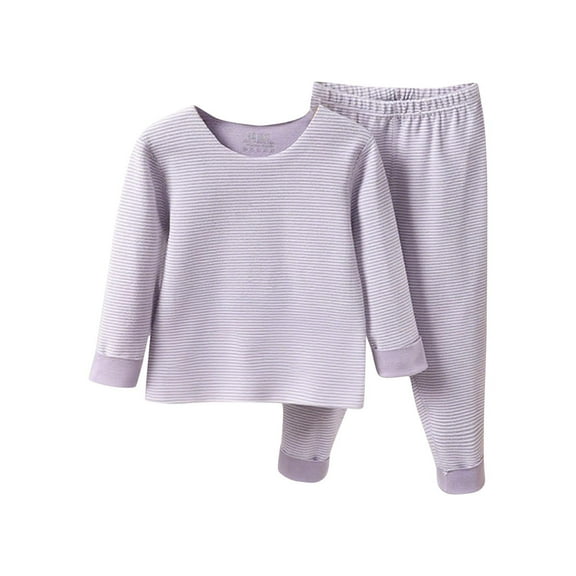 Agkizg Boys Girls Fleece Pajama Sets,Girls 2-Piece Warm Sleepwear Clothes Set,Long Sleeve Pajamas Top and Sleep Pants 2 Piece Loungewear Set Soft and Comfortable Homewear Nightwear Sets 5-6 Years