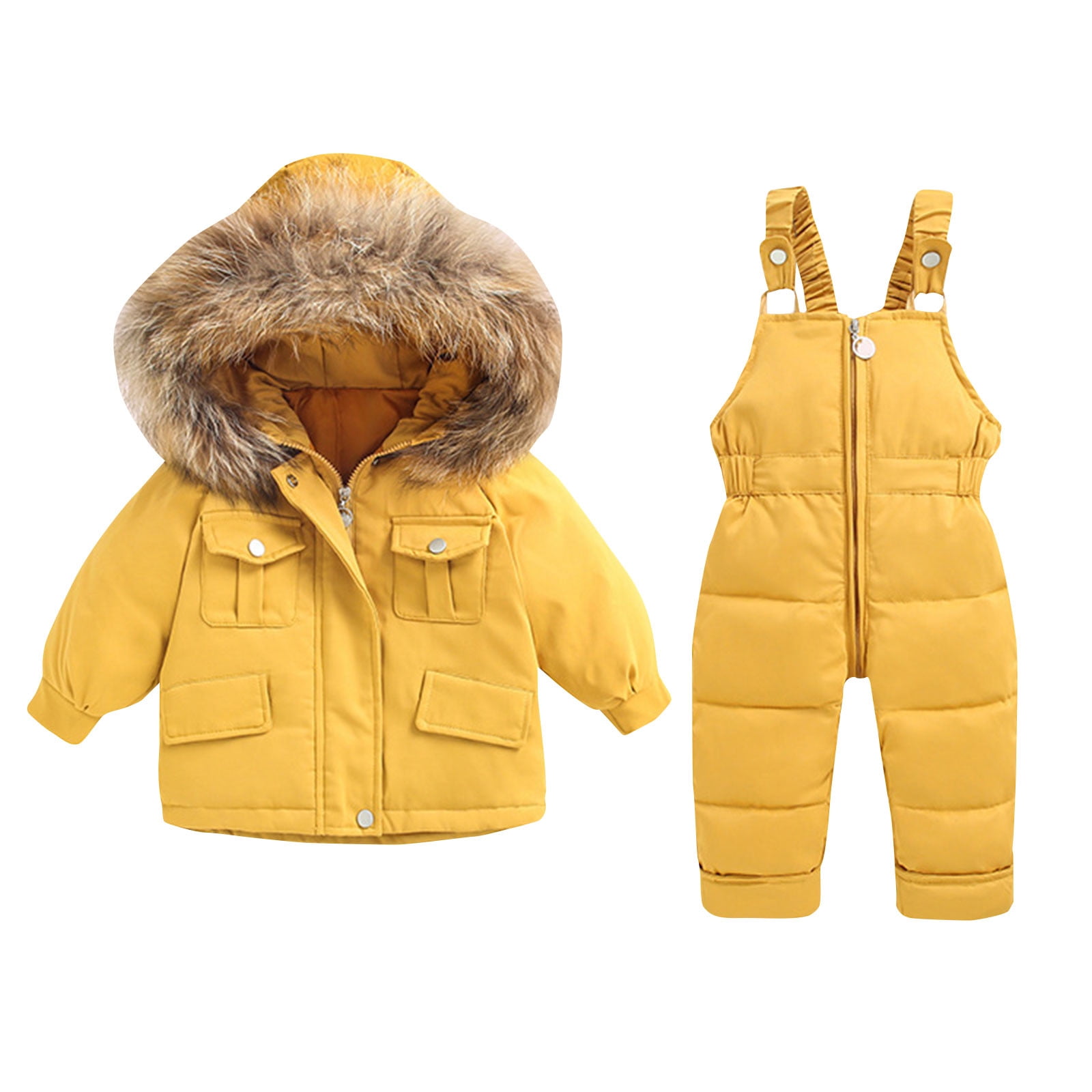 Agkizg Boys and Girls Down Jacket 2 Piece Set,Kids Winter Clothing Sets ...