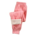 thumbnail image 1 of Agkizg Boys and Girls Winter Fleece Lined Pants,Kids High Waisted Thick Warm Pants,Kids Fall Solid Color Fleece Lined Thickened Warm Pants Elastic Waist Casual Leggings Daily Wear Inner Layer Pants, 1 of 4