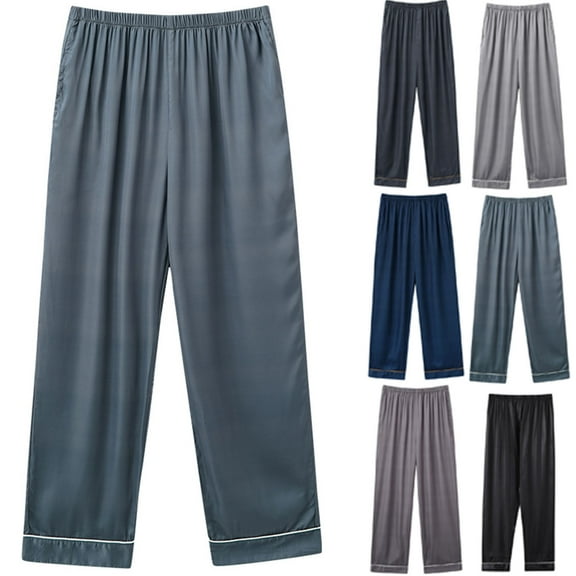 Agkizg Fall Women's Plus Size Pajamas Pants,Women Cotton Pajamas Pants Soft Sleepwear Bottom Pants Loose Home Pant Lightweight Loungewear Pant