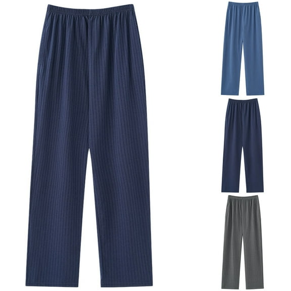 Agkizg Fall Women's Plus Size Pajamas Pants,Women Cotton Pajamas Pants Soft Sleepwear Bottom Pants Loose Home Pant Lightweight Loungewear Pant