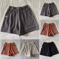 thumbnail image 1 of Agkizg Fall Women's Plus Size Pajamas Shorts,Women Cotton Pajamas Shorts Soft Sleepwear Bottom Shorts Loose Home Shorts Lightweight Loungewear Shorts, 1 of 4