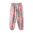 thumbnail image 1 of Agkizg Girls Casual Pants,Girls Jogger Pants,Children's Mosquito Repellent Pants Are Lightweight Breathable Cool and Loose Fitting Ankle Pants for Summer, 1 of 3
