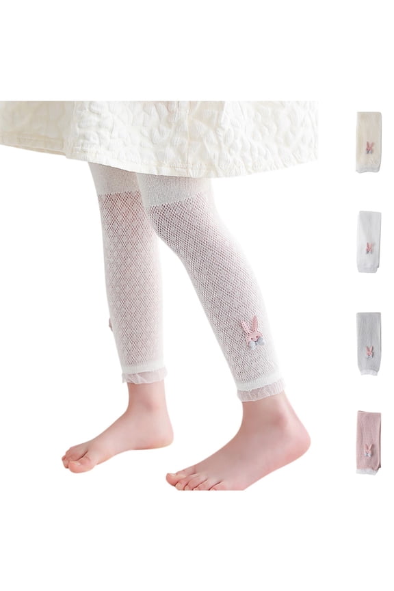 Girls Cottons Leggings Pants,Girls Leggings Tights Pants,Summer Leggings Hollow Out Children's Breathable Mosquito Proof Pants Mesh Pantyhose