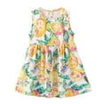 thumbnail image 1 of Agkizg Girls Sleeveless Tank Dresses Crewneck Floral Print Casual A Line Flower Girl Sundress Dresses, 1 of 5