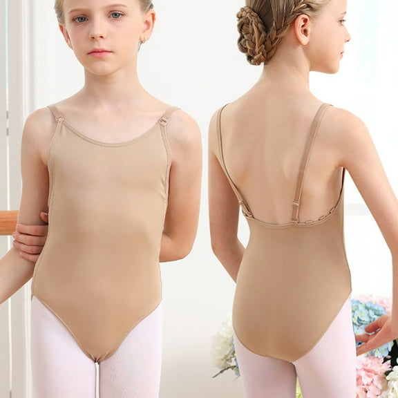 Agkizg Leotards for Girls Gymnastics, Toddler Kids Girls Children Dance Clothes Long Sleeves Training Clothes Performance Jumpsuit, Sizes 2-11 Years