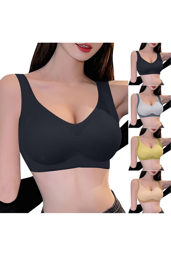 Peachy Cup Push Up Bra for Small Flat Bust,Seamless Side Bra,Waist Round Bust Enhancer Bra Daily Casual Wear (Women's or Women's Plus)
