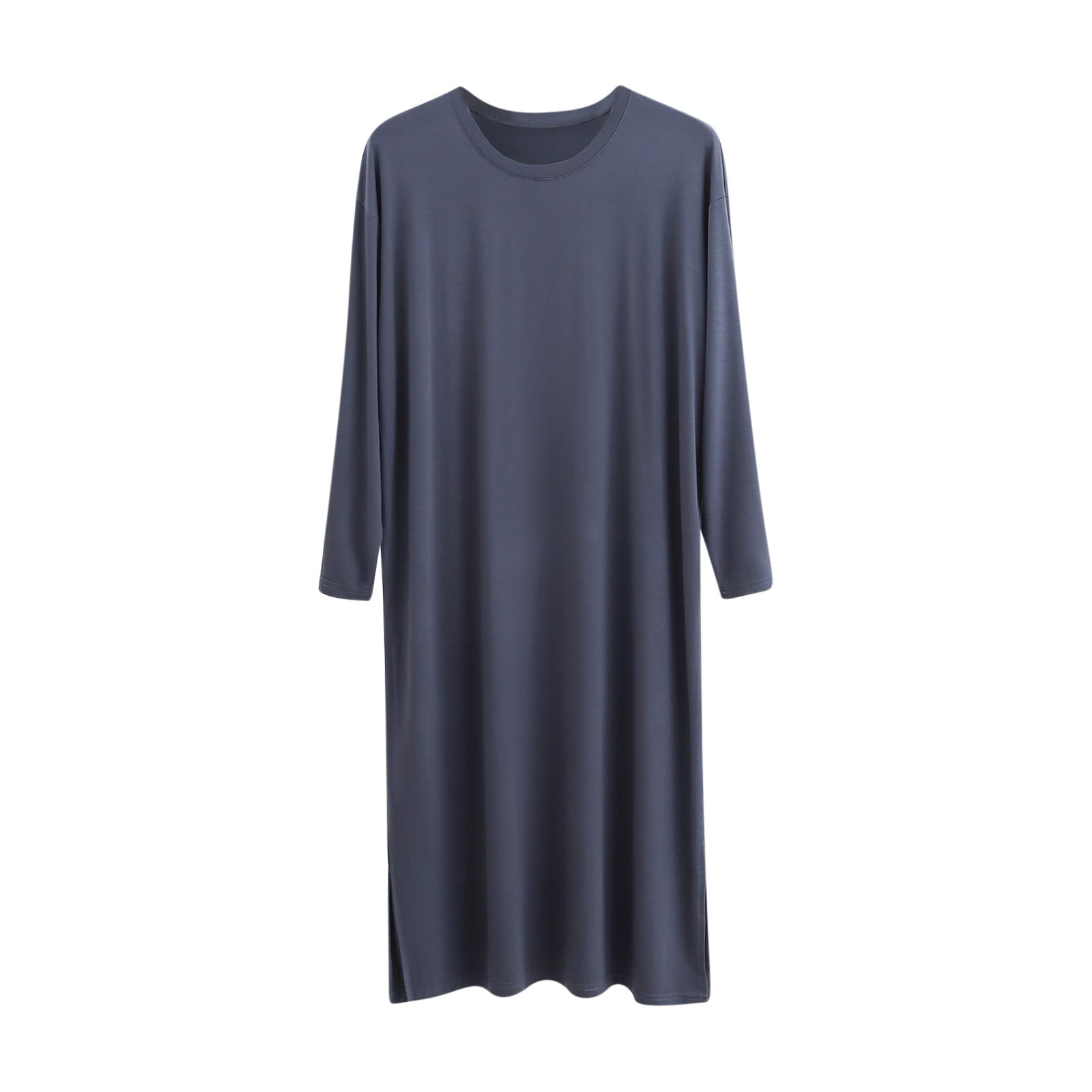 Agkizg Plus Size Men's Cottons Bathrobe,Long Robes for Men's House ...