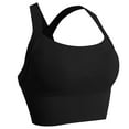 thumbnail image 1 of Agkizg Plus Size Sports Bra Fixed Cup Shockproof Wireless Yoga Gym Racerback Breathable Active Wear Bralette (Women's or Women's Plus), 1 of 3