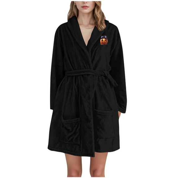 Agkizg Plus Size Women's Fleece Bathrobe,Long Robes for Women's House Robes,Womens Hooded Flannel Robe Warm Thick Fleece Bathrobe with Heart Chest Print Long Length for Winter Loungewear Sleepwear