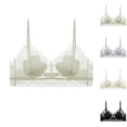 thumbnail image 1 of Agkizg Sheer Thin Wireless Push Up Bra Breathable Lightweights Soft Comfortable Everyday Wear Seamless Bralette (Women's or Women's Plus), 1 of 3