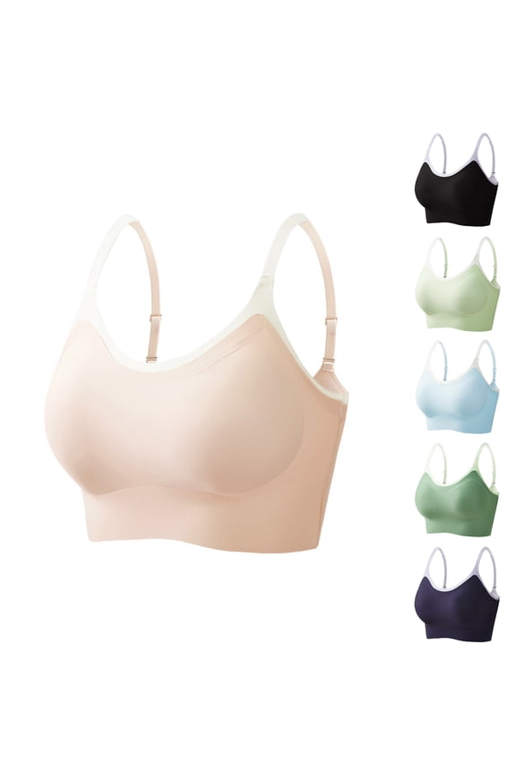 Sports Tank Top with Removable Pads Quickly-Dry Push Up Yoga Bra Shape and Support Active Wear Bralette (Women's or Women's Plus)