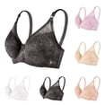 thumbnail image 1 of Agkizg Plus Size Womens Bras,T-Shirt Bras for Women Push Up Bras,Solid Color Seamless Nude Lifting Soft Support Bra for Everyday Bras, Sizes M-2XL, 1 of 2
