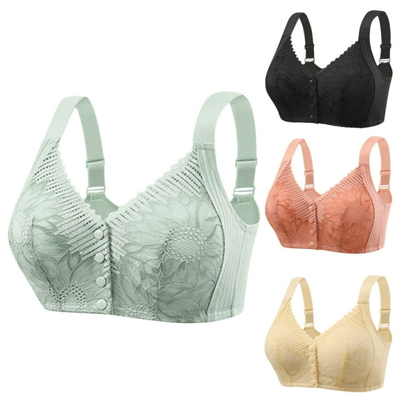 Agkizg Plus Size Womens Bras,T-Shirt Bras for Women Push Up Bras,Solid Color Seamless Nude Lifting Soft Support Bra for Everyday Bras, Sizes XS-5XL