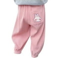 thumbnail image 1 of Agkizg Summer Toddler Baby Girl's Casual Pants,Sports Ankle-length Sweatpants for Middle and Large Children, 1 of 4