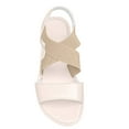 thumbnail image 1 of Agkizg Summer Women Sandals Low Heel Slide Sandals Casual Slippers Open Toe Beach Sandals Comfortable Shoes Beige, Size 5.5, 1 of 5