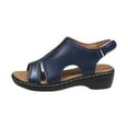thumbnail image 1 of Agkizg Summer Women Sandals Thick Soles Slide Sandals with Arch Support Casual Slippers Beach Sandals Comfortable Shoes Blue, Size 7.5, 1 of 5