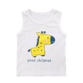thumbnail image 1 of Agkizg Toddler Baby Boys Summer Tops,Sleeveless Undershirt for Kids,Shirts for Kids Sleeveless Solid Graphic T-Shirt Round Neck Crop Top for Girls and Boys Tank Top Tee, 1 of 3
