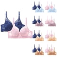 thumbnail image 1 of Agkizg Underwire Lift Bras Push Up Full Figure Bra Side Smoothing to Reduce Back Support Bra for Comfortable,2-Pack (Women's or Women's Plus), 1 of 2