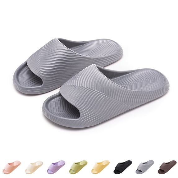 Agkizg Unisex Bathroom Slippers, Women Mens Shower Shoes, Unisex Couple Slide Sandals All Season Lightweight Thick Soft Sole Quickly Dry Indoor Outdoor Bathroom Slippers