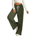 thumbnail image 1 of Agkizg Women's Winter Fleece Lined Pants,Women's High Waisted Thick Warm Pants,Women Fall Winter Solid Color Corduroy Straight Leg Casual Pants with Elastic Waist Warm Daily Wear Trousers Pants, 1 of 4
