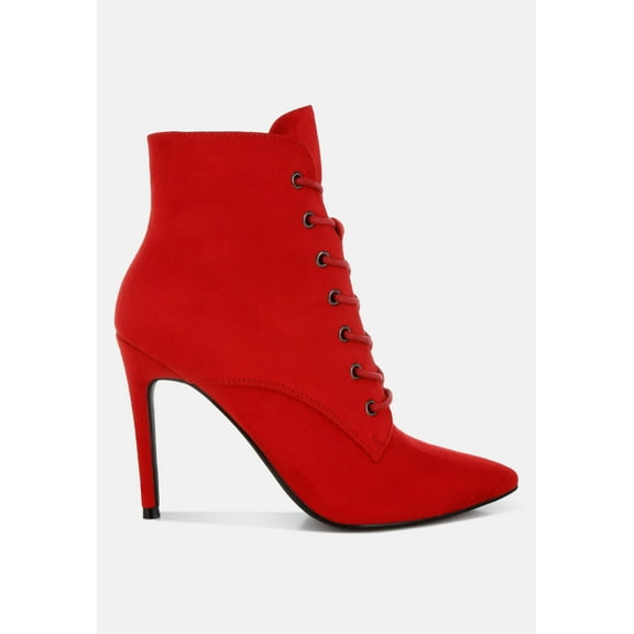 Agmati Lace Up Stiletto Boots